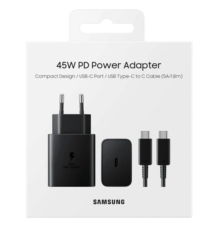 SAMSUNG 45W Power Adapter 2 Pin With Cable